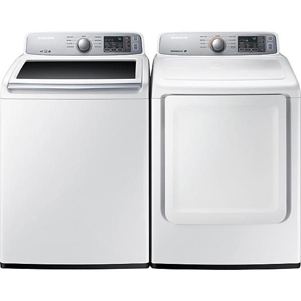 Samsung DV45H7000EW 7.4 cu. ft. Electric Dryer - White | Luxe: Washer
